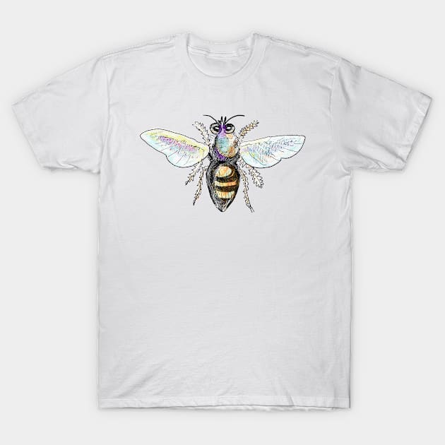 Worker Bee Sketch T-Shirt by AntiqueImages